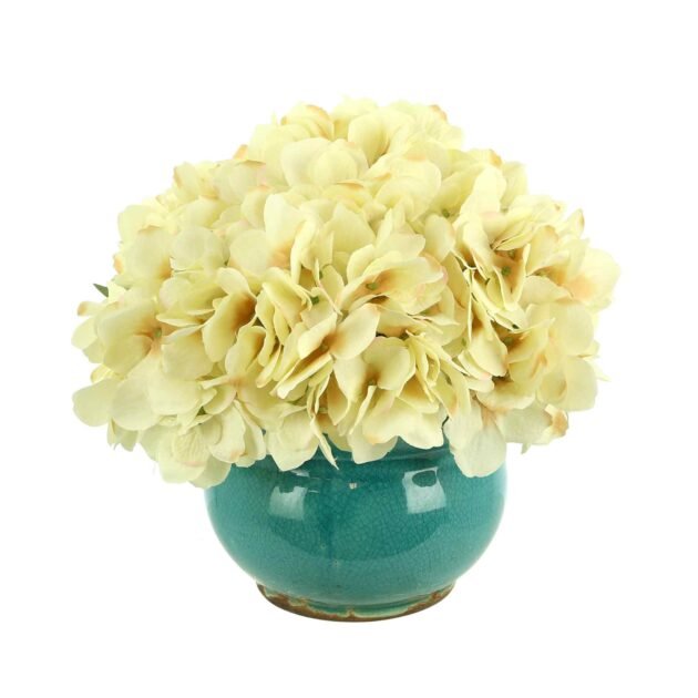 Hydrangea Bouquet in Ceramic Pot