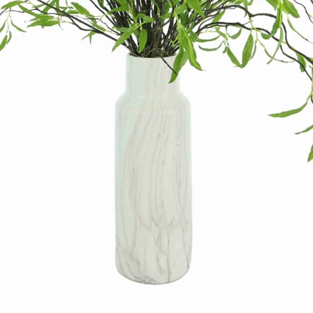 Willow Arrangement in a Tall Marble Vase - Image 5