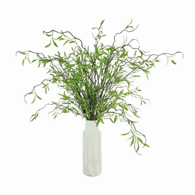 Willow Arrangement in a Tall Marble Vase