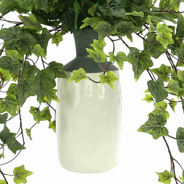Ivy Arrangement in a Tall Ceramic Vase - Image 5