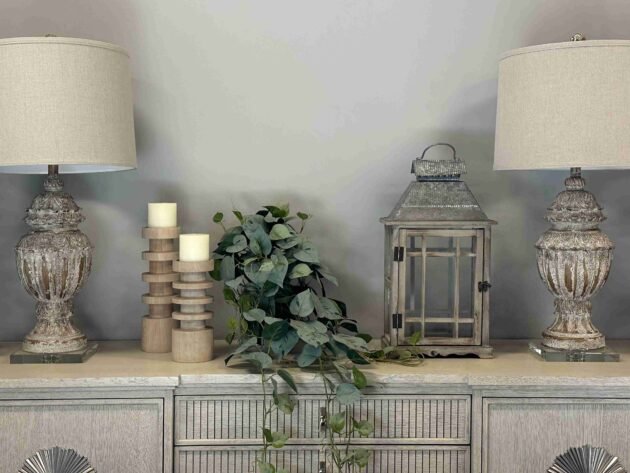 Frosted Green Ivy Arrangement - Image 2