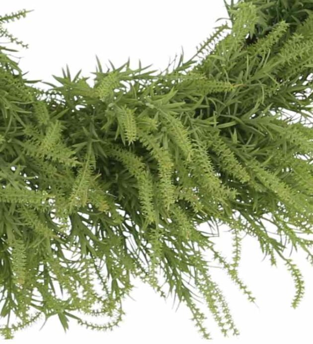 26" Green Astilbe Wreath - Image 4